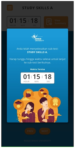 BINUS Admission Test