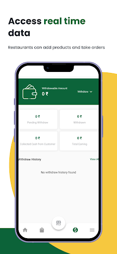 Fotato Restaurant Partner Screen 2