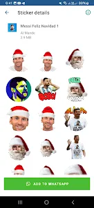 Messi Animated Stickers
