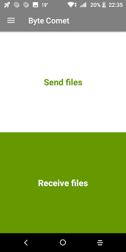 Comet : send file to Computer Screen 2