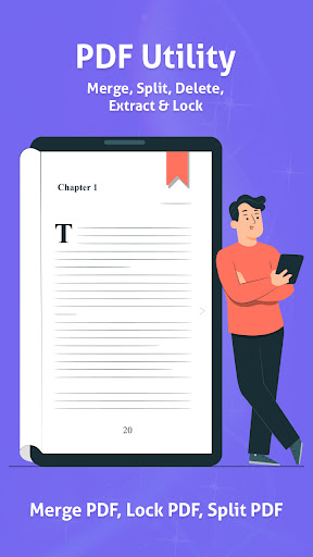 Android application PDF Utility - Merge, Split PDF screenshort