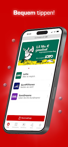 Android application Lotterien App screenshort