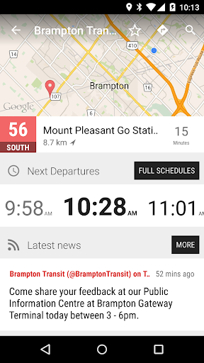 Brampton Transit Bus - MonTra… Screen 2