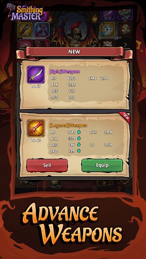 Smithing Master Screen 2