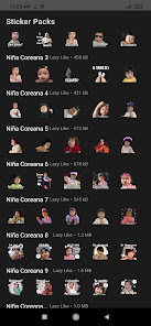 Captura 1 Stickers de la Niña Coreana An android