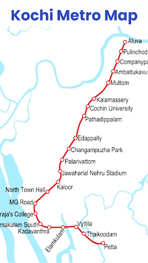 KochiMetroMap Screen 3
