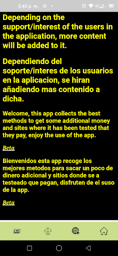 Android application Extra Cash screenshort