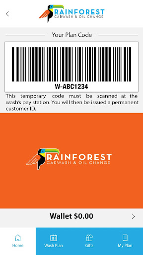 Rainforest Carwash Screen 2
