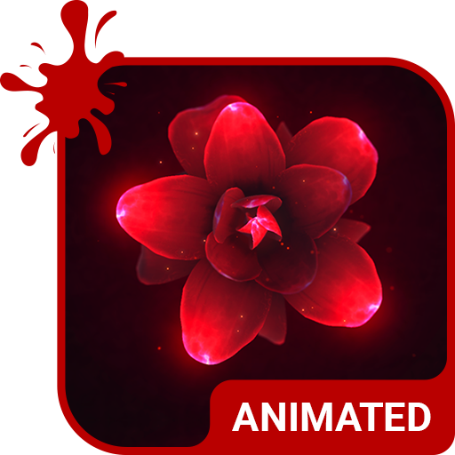 Flower Bloom Animated Keyboard + Live Wallpaper