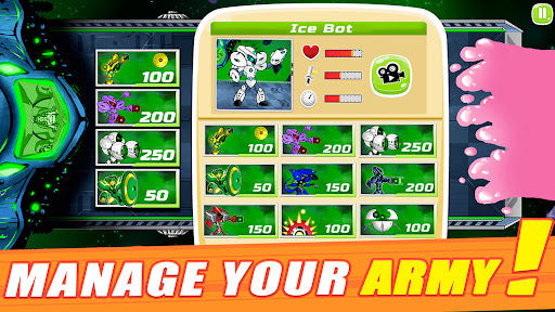 Super Fighting Robots Defense Screen 2