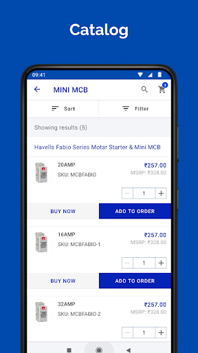 Android application Ujjwal Sales screenshort