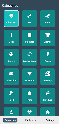Android application Know the Words screenshort