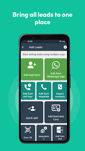 Android application HelloLeads CRM - Sales Tracker screenshort