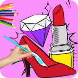 Beauty Coloring Books: Fashion Coloring Pages icon