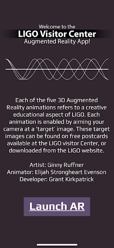 Android application LIGO AR screenshort