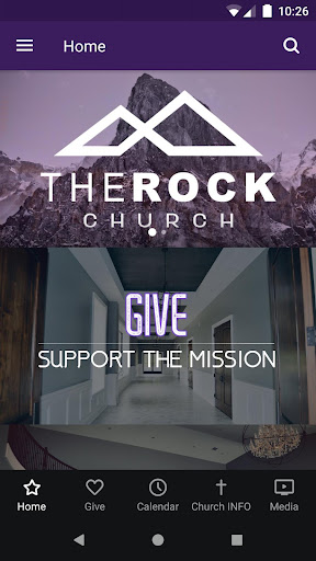 Android application The Rock Church Laurel screenshort