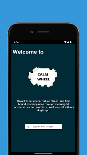 Android application Calmwheel: Relieve your burden screenshort