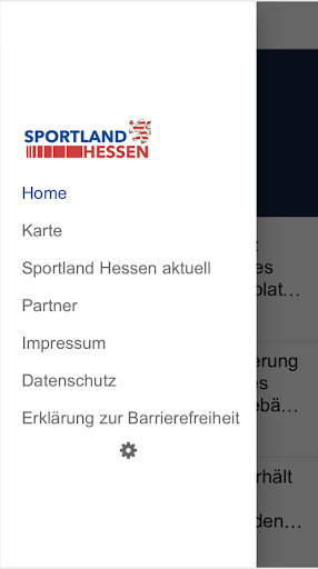 Sportland Hessen App Screen 2