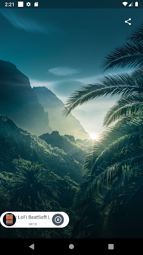 Android application Wallcraft 4K and Relax Music screenshort