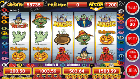 Halloween Slots 30 Linhas