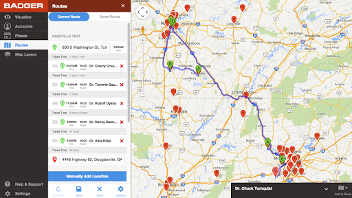 Badger Map Route Planner Badger Map - Route Planner For Sales - Apps On Google Play