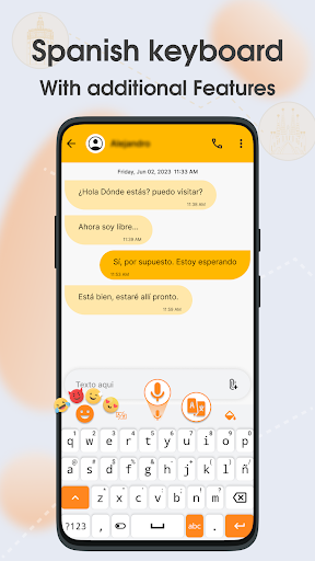 Spanish keyboard: voice typing Screen 2