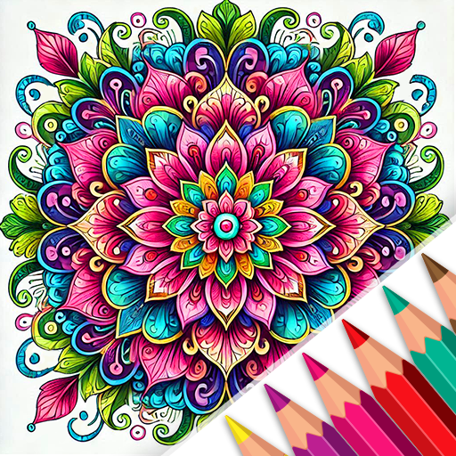 Mandala Color by Number Book - AppWisp.com