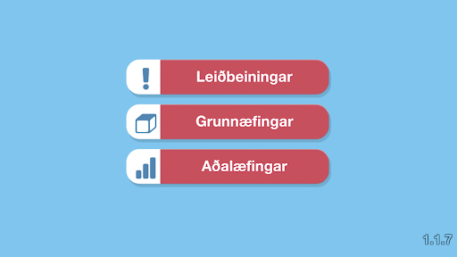 Reiknum Hraðar - Talnameistrun Screen 2