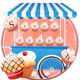 Divine Delicious Cupcakes Keyboard Theme 2D icon