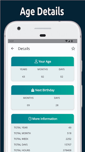 Age Calculator HD Screen 2