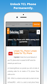 Captura de Pantalla 11 Unlock TCL Phone – All Models android
