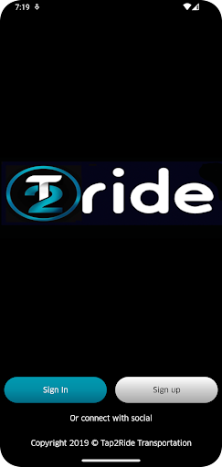 TAP2RIDE Screen 2