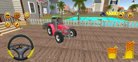 Rural Farming Tractor Games