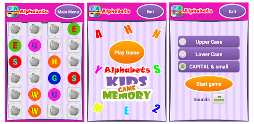 Alphabets - Kids Memory Game