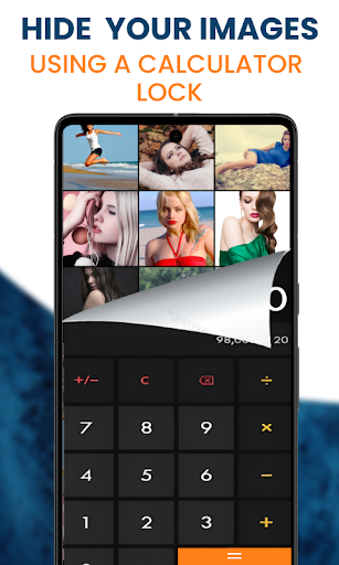 Android application Calculator Lock - Photo Hider screenshort