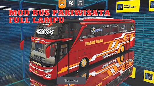 Mod Bus Pariwisata Full Lampu