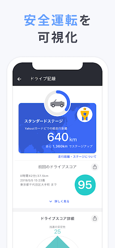 Yahoo!カーナビ - ナビ、渋滞情報も地図も自動更新 screenshot