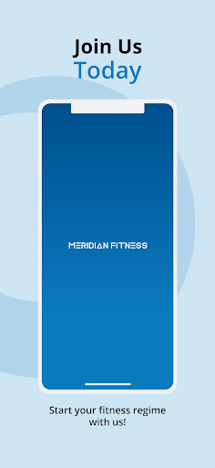 Android application Meridian Fitness screenshort