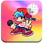 Cover Image of Baixar FNF Music Color By Number - Pi  APK