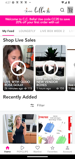 Screenshot of CC Bella Boutique