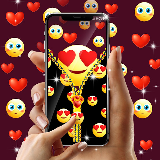Emoji smiley zip locker Screen 3