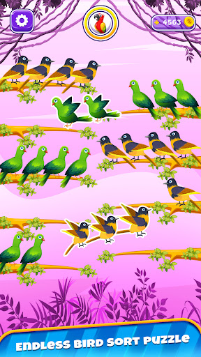 Color Bird Sort Puzzle Games APK-MOD(Unlimited Money Download) screenshots 1