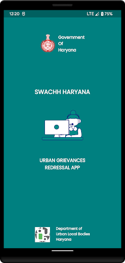 Android application Swachh Haryana Department screenshort