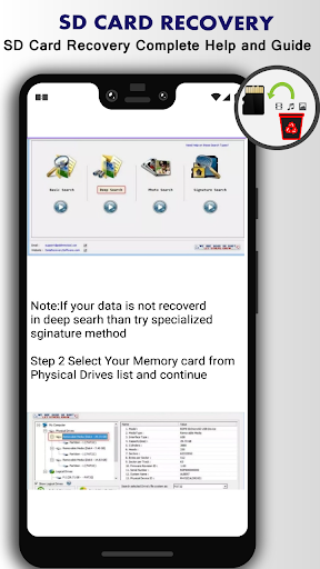 SD Card Data Recovery Guide Screen 3