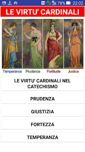 Android application Virtù cardinali screenshort