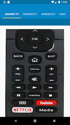 HiSense TV Remote Control
