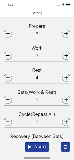 Tabata Timer for Workouts Screenshot
