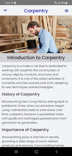 Carpentry Course screenshot 1