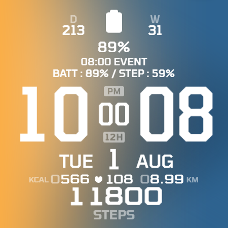 IWF I1 watchface screenshot 29