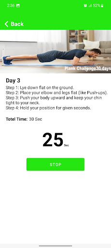 Plank Challenge 30 Days Screen 2